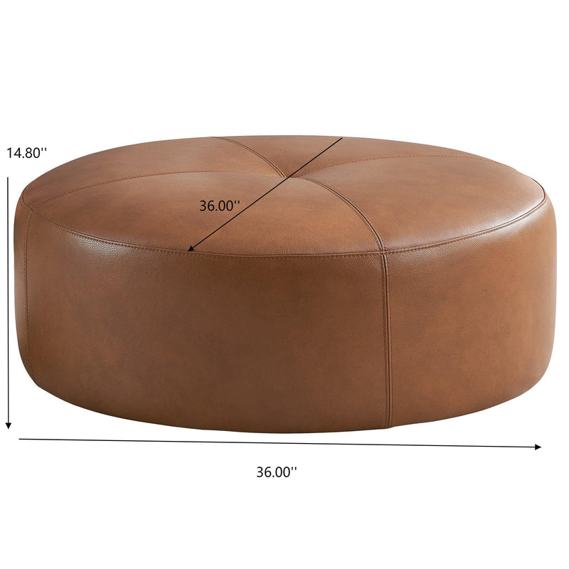 Rochelin - Ottoman - Tan - R&R Furniture Gallery (Fountain Valley, CA)