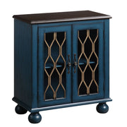 Lassie - Console Cabinet - Antique Blue - R&R Furniture Gallery (Fountain Valley, CA)