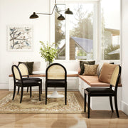 Panama - Curved Cane Side Dining Chair (Set of 2) - R&R Furniture Gallery (Fountain Valley, CA)