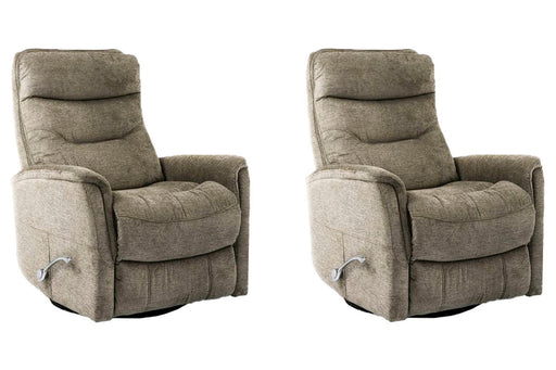 Gemini - 33.5" Swivel Glider Recliner (Set of 2) - R&R Furniture Gallery (Fountain Valley, CA)