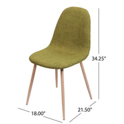 Elegant Dining Chair Set With Fabric - R&R Furniture Gallery (Fountain Valley, CA)