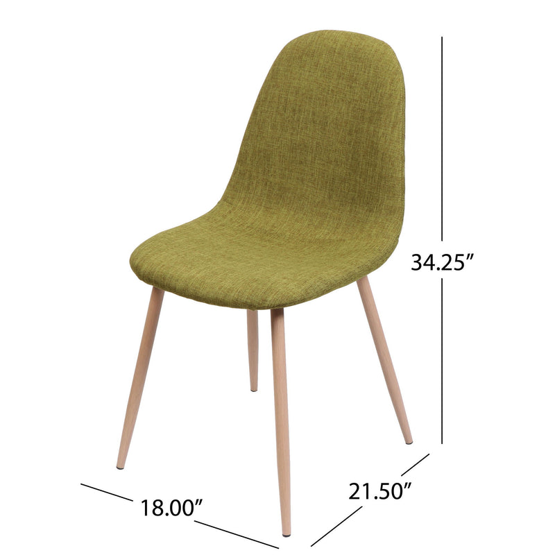 Elegant Dining Chair Set With Fabric - R&R Furniture Gallery (Fountain Valley, CA)