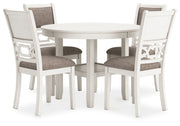 Erinberg - Dining Room Table Set (Set of 5) - Antique White - R&R Furniture Gallery (Fountain Valley, CA)