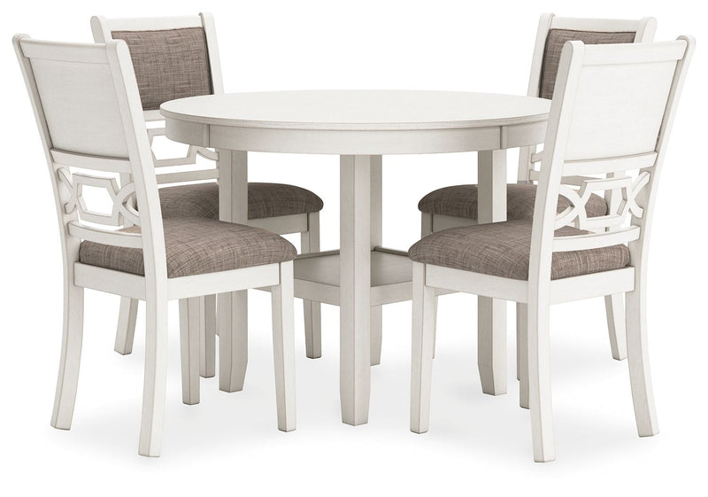 Erinberg - Dining Room Table Set (Set of 5) - Antique White - R&R Furniture Gallery (Fountain Valley, CA)