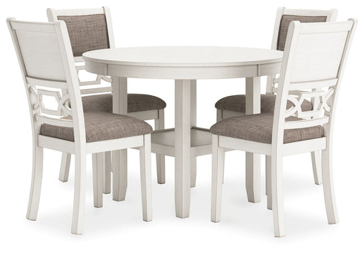 Erinberg - Dining Room Table Set (Set of 5) - Antique White - R&R Furniture Gallery (Fountain Valley, CA)