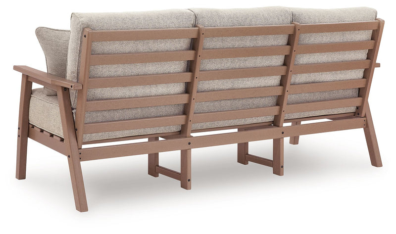 Grover Beach - Sofa With Cushion - Driftwood - R&R Furniture Gallery (Fountain Valley, CA)