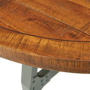 Lancaster - Round Dining / Gathering Table With Adjustable Height - Walnut - R&R Furniture Gallery (Fountain Valley, CA)