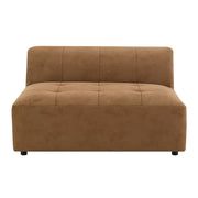 Zoey - Modular - Armless Chair - Chocolate Suede - R&R Furniture Gallery (Fountain Valley, CA)
