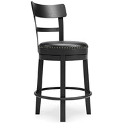 Valebeck - Full Back Swivel Stool - R&R Furniture Gallery (Fountain Valley, CA)