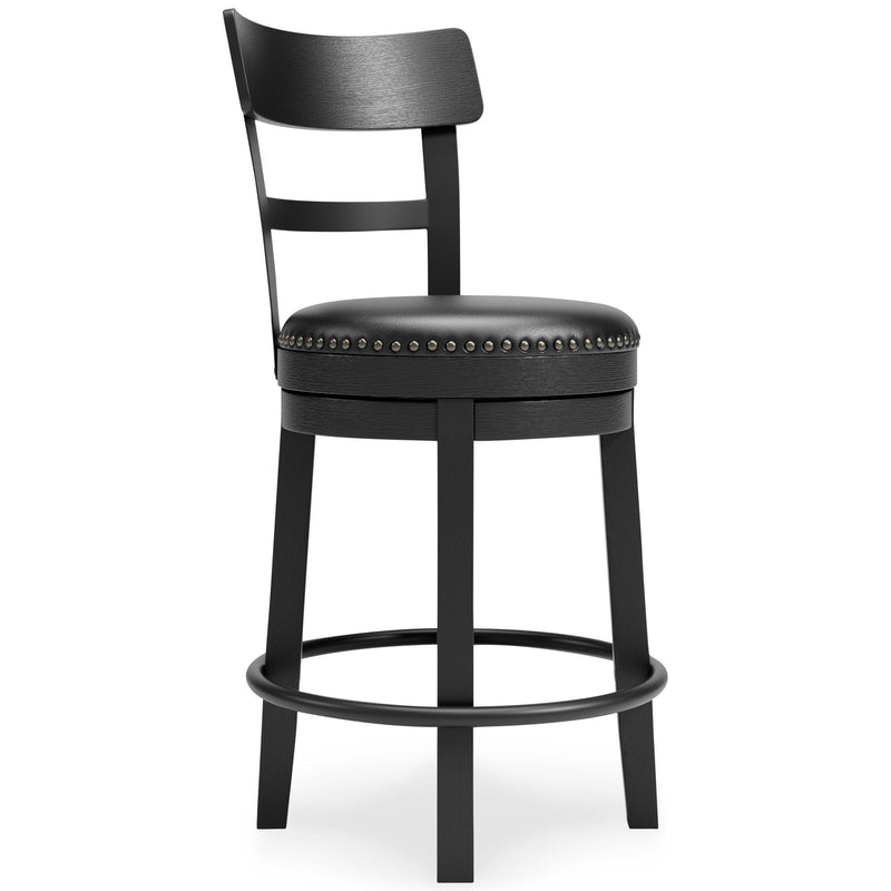 Valebeck - Full Back Swivel Stool - R&R Furniture Gallery (Fountain Valley, CA)