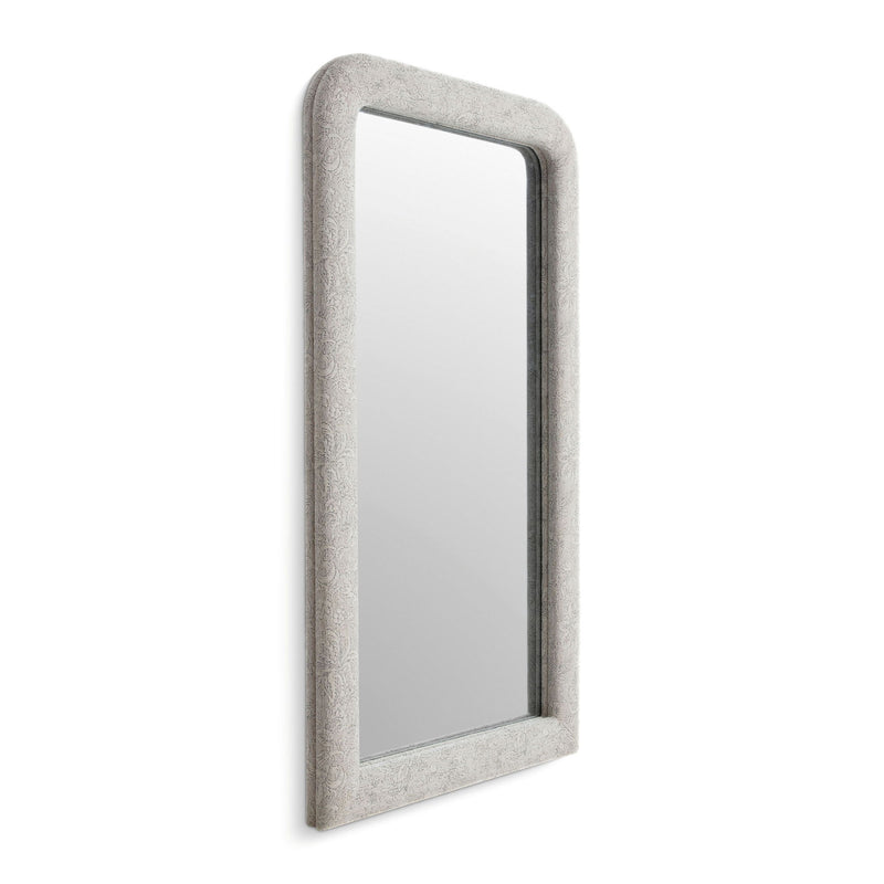 Heidi - Floor Mirror Textured Fabric