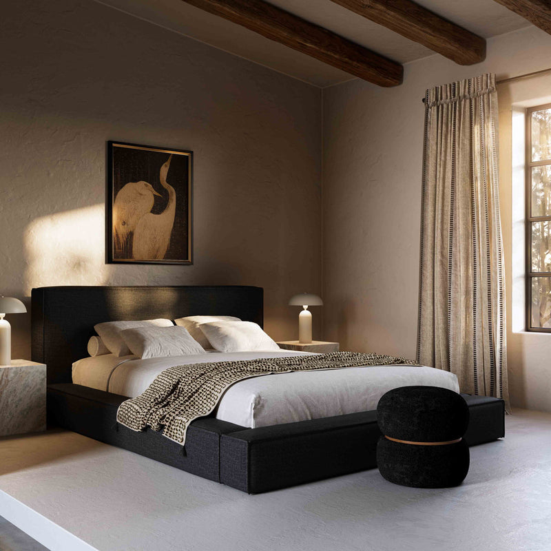 Olafur - Linen Bed - R&R Furniture Gallery (Fountain Valley, CA)
