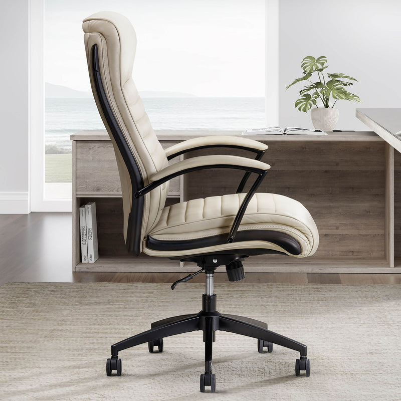 Dc#370 - Leather Desk Chair - R&R Furniture Gallery (Fountain Valley, CA)