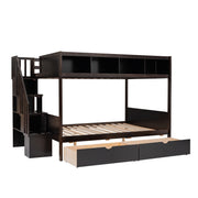 Bunk Bed With Shelfs, Storage Staircase And 2 Drawers - R&R Furniture Gallery (Fountain Valley, CA)