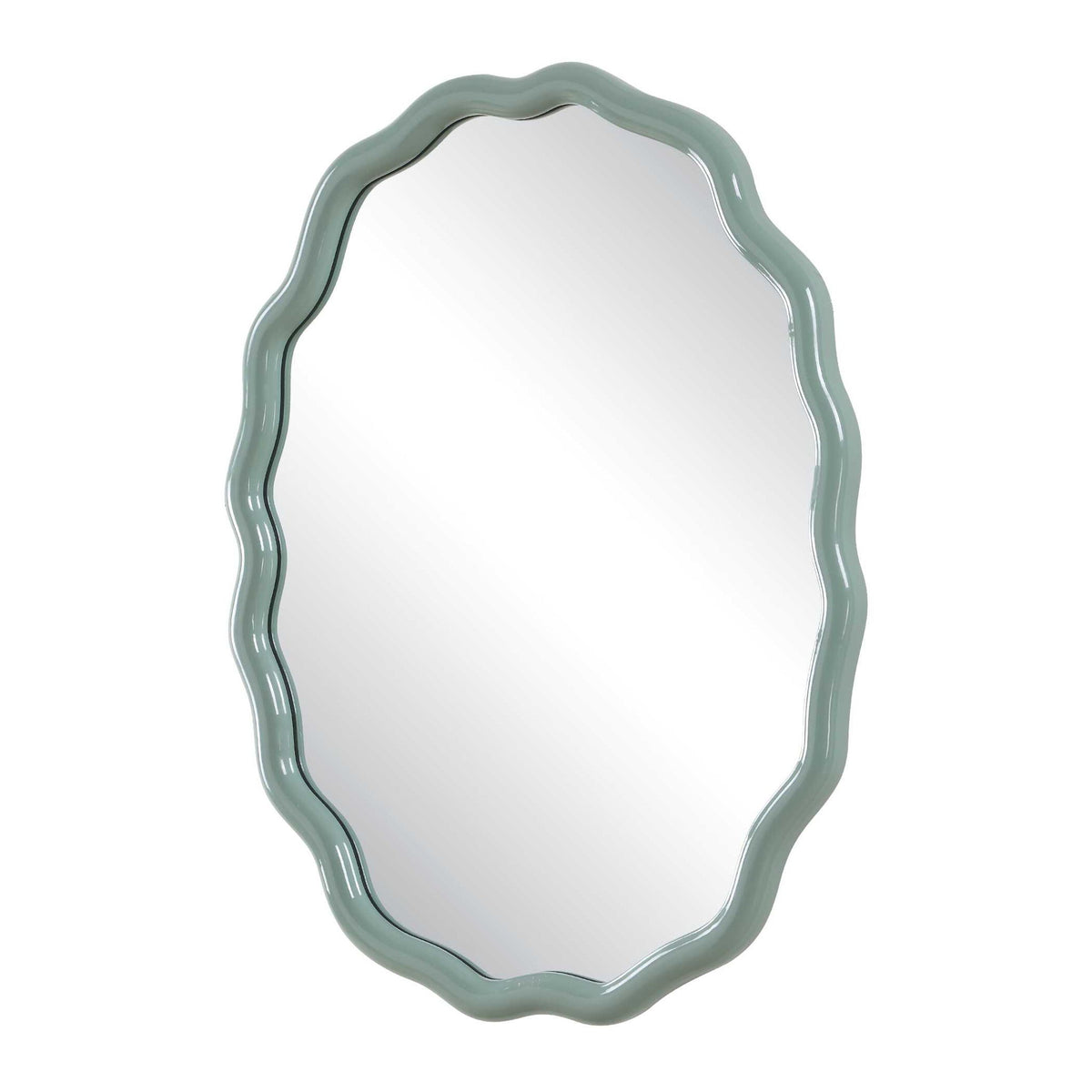 Isly - Robin's Egg Oval Mirror - Blue