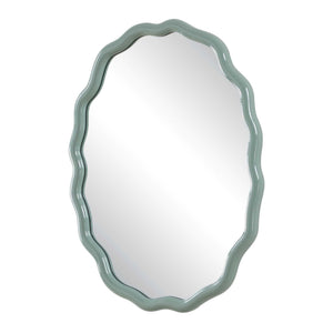 Isly - Robin's Egg Oval Mirror - Blue