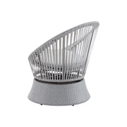 Modern Swivel Wicker Lounge Chair With Round Design - R&R Furniture Gallery (Fountain Valley, CA)