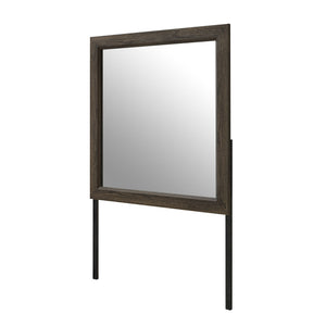 Harry - Mirror, Large Scale Design For Bedroom - Brown