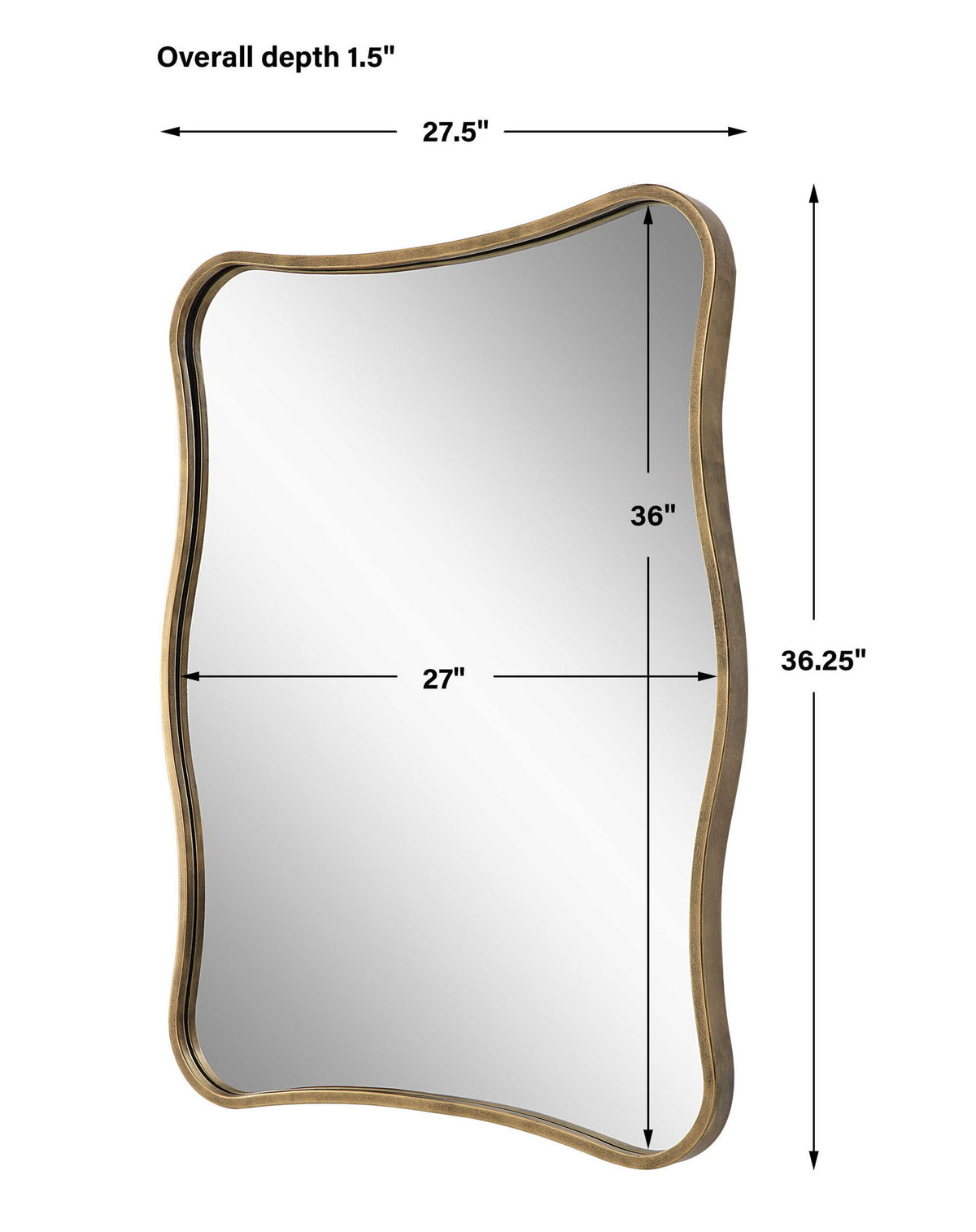 Pavia - Curvy Vanity Mirror