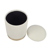 Zoe - Velvet Storage Ottoman - R&R Furniture Gallery (Fountain Valley, CA)