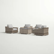 Stylish Sofa Seating Group With Cushions Perfect For Outdoor Gatherings - R&R Furniture Gallery (Fountain Valley, CA)