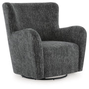 Rowenburg - Swivel Glider Accent Chair - R&R Furniture Gallery (Fountain Valley, CA)