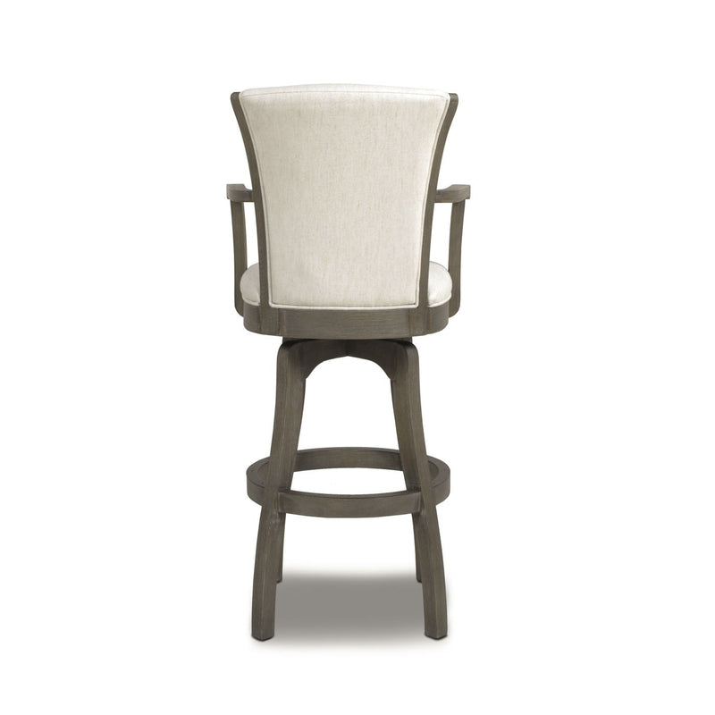 Williams - Swivel Bar Stool With Armrests - R&R Furniture Gallery (Fountain Valley, CA)