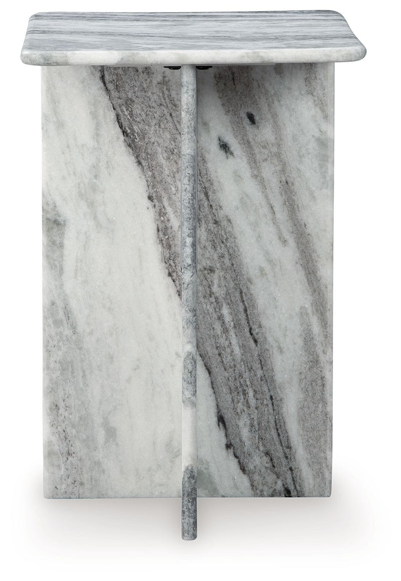Keithwell - Square Accent Table - Gray - R&R Furniture Gallery (Fountain Valley, CA)
