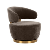 Austin - Recycled Fabric Swivel Chair - R&R Furniture Gallery (Fountain Valley, CA)