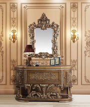 Constantine - Server - Brown & Gold - R&R Furniture Gallery (Fountain Valley, CA)