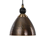 Uttermost Adastra 1-light pendant in antique brass with a sleek, modern design for stylish pendant lighting.