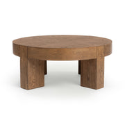 Bristol - Round Coffee Table - Cafe Brown - R&R Furniture Gallery (Fountain Valley, CA)