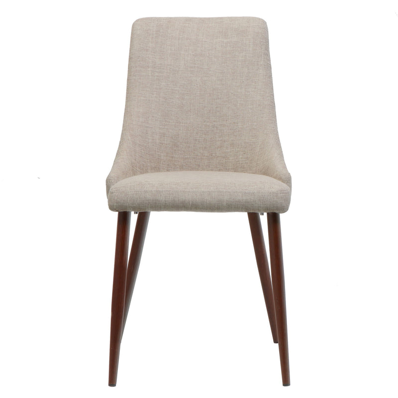 Mid Century Modern Fabric Armless Dining Chair - R&R Furniture Gallery (Fountain Valley, CA)
