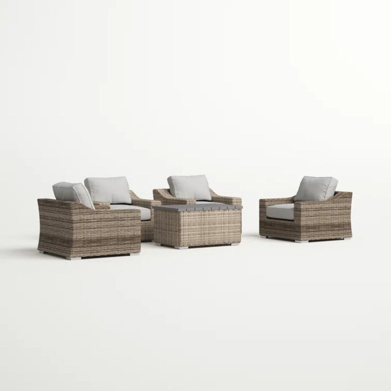 Stylish Sofa Seating Group With Cushions Perfect For Outdoor Gatherings - R&R Furniture Gallery (Fountain Valley, CA)