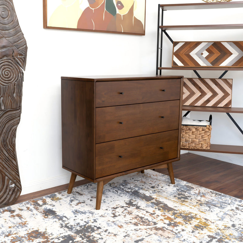 Caroline - Dresser 3 Drawer - Brown / Wood - R&R Furniture Gallery (Fountain Valley, CA)