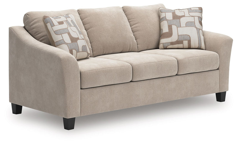 Willarae - 2 Pc. - Sofa, Loveseat - Taupe - R&R Furniture Gallery (Fountain Valley, CA)