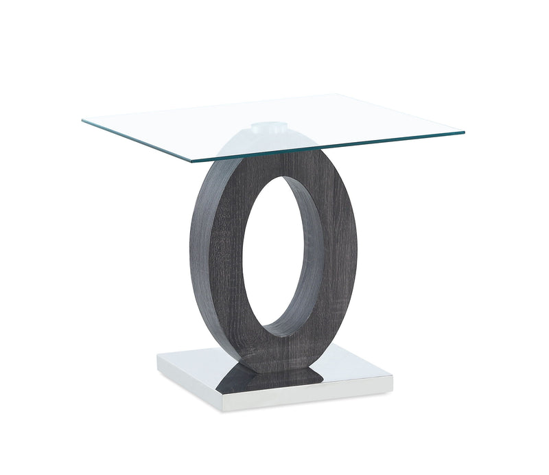Tracker - End Table - Brown White - R&R Furniture Gallery (Fountain Valley, CA)