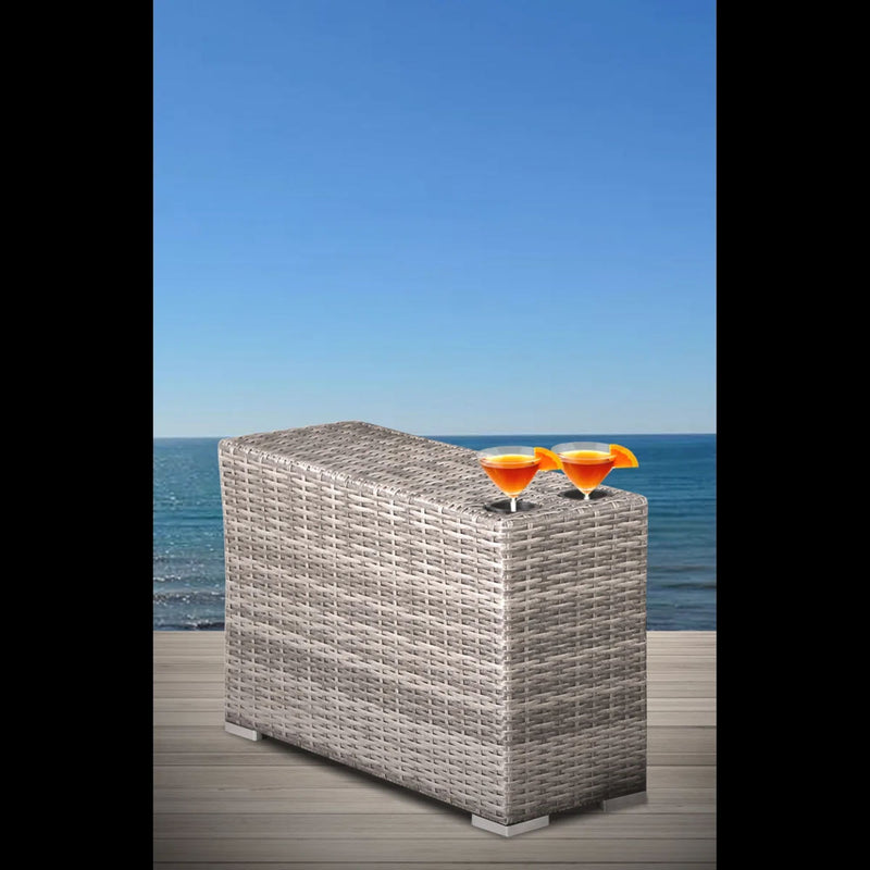 Outdoor Side Table, Functional Design - R&R Furniture Gallery (Fountain Valley, CA)
