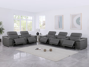 9762 - 8-Piece Modular Power Reclining Sofa And Console Loveseat Set With