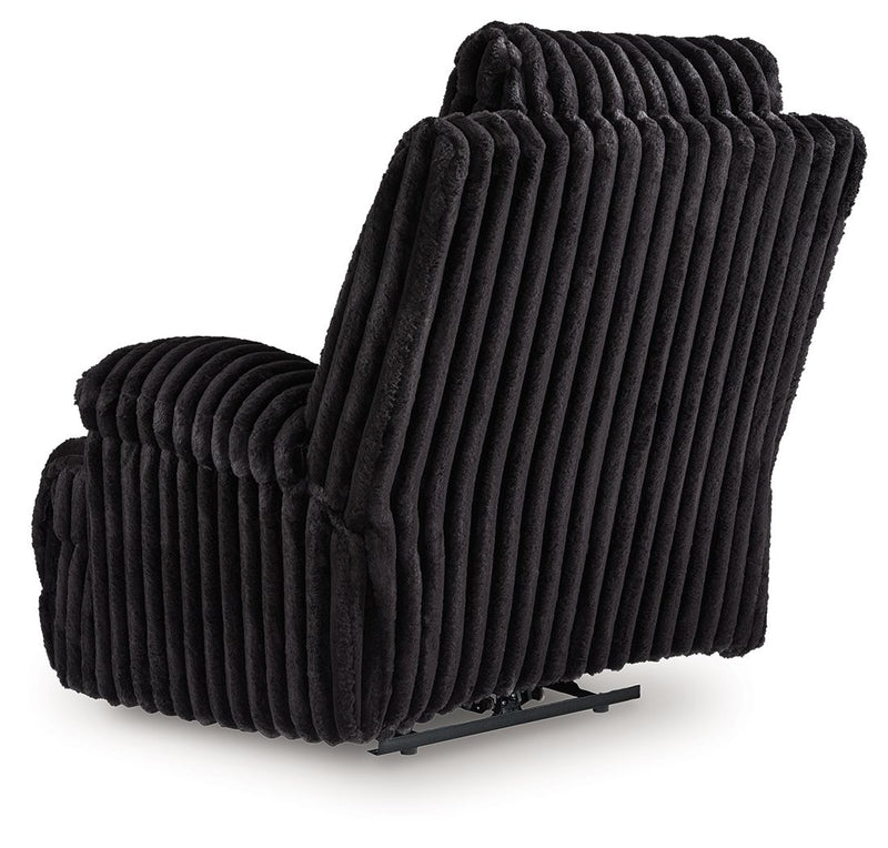 Rhine Falls - Zero Wall Power Recliner - Onyx - R&R Furniture Gallery (Fountain Valley, CA)