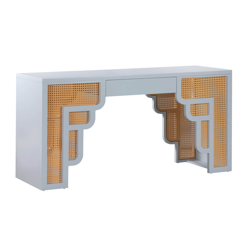 Suzie - Rattan Executive Desk - R&R Furniture Gallery (Fountain Valley, CA)