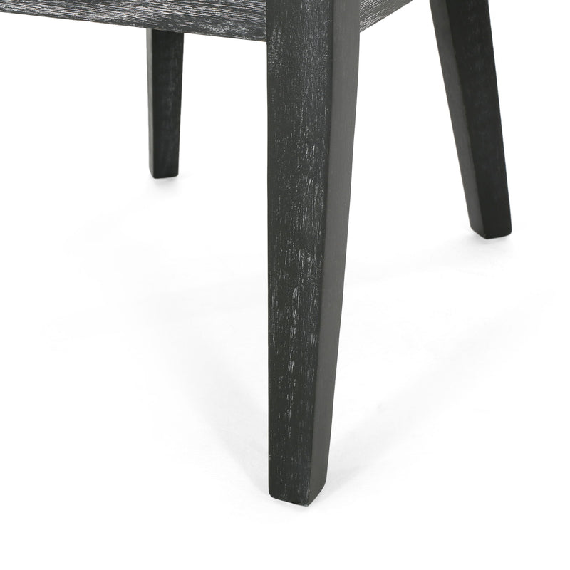 Set of 2 Noble House modern dining chairs with durable fabric upholstery and sturdy wooden frames, stylish and comfortable.