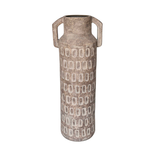 Earthenware - Diode Flower Vase - Light Brown - R&R Furniture Gallery (Fountain Valley, CA)
