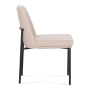 Set of two TOV Furniture Sydney dining chairs with sleek design, wooden legs, and upholstered seats for modern dining rooms.