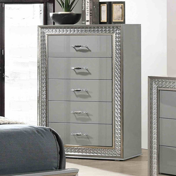 Chest, Metallic Gray - FM7253GY-C