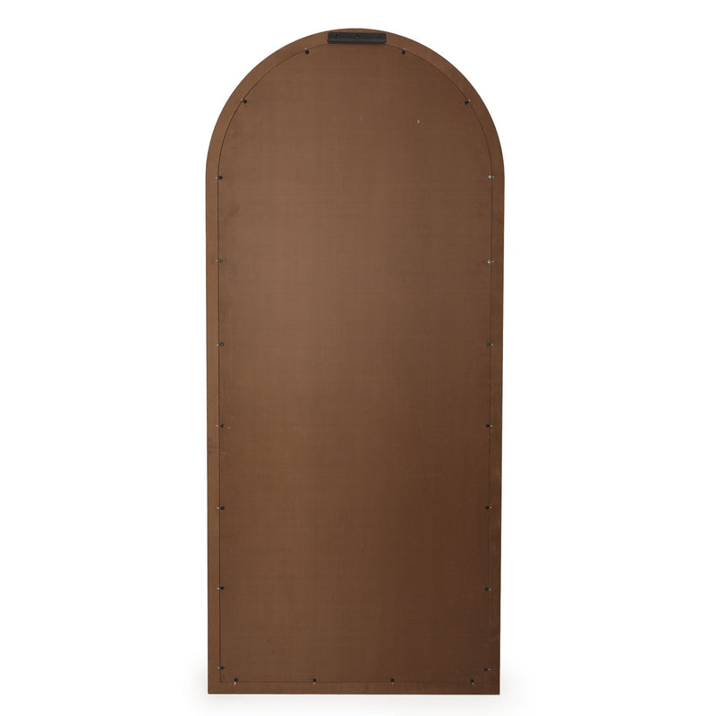 Arch - Raffia Contract-Grade Floor Mirror - Natural