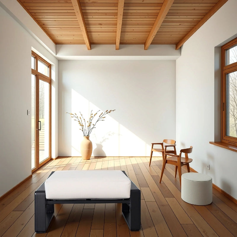 Pedal, Seat Cushion Tino Tino Ottomans (Set of 2) - Light Brown - R&R Furniture Gallery (Fountain Valley, CA)