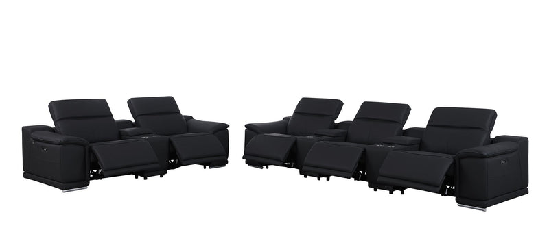 9762 - 8-Piece Modular Power Reclining Sofa And Console Loveseat Set With