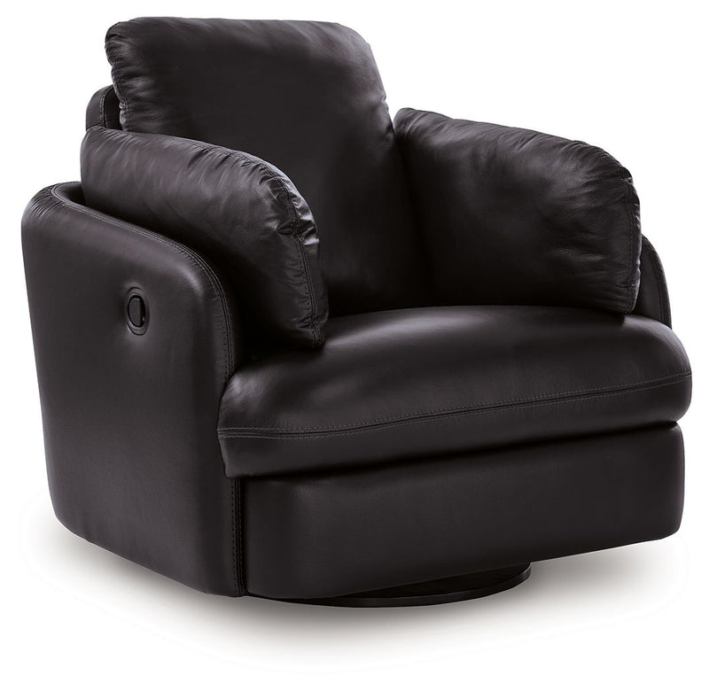 Modmax II - Swivel Glider Recliner - Black - R&R Furniture Gallery (Fountain Valley, CA)
