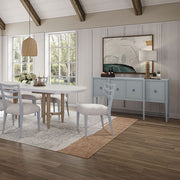 Breakfront Sideboard - Light Blue - R&R Furniture Gallery (Fountain Valley, CA)